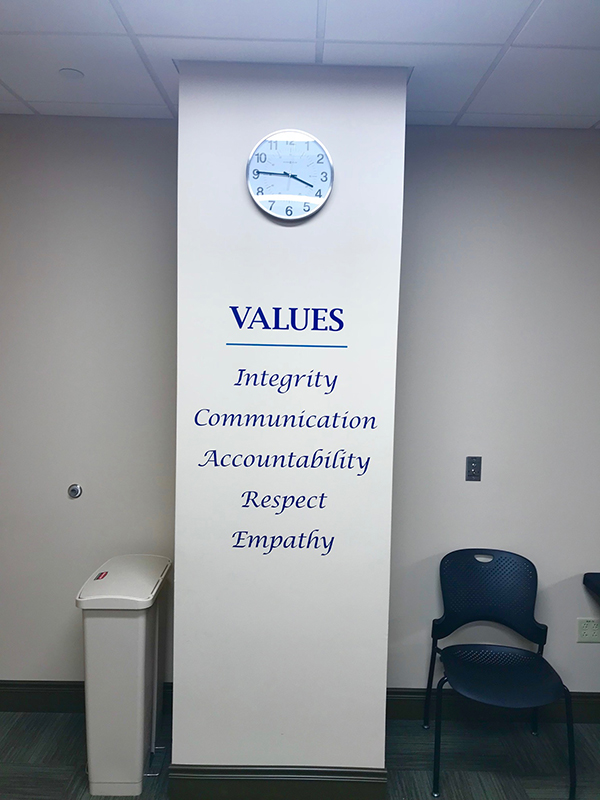 Oviedo Medical Center values